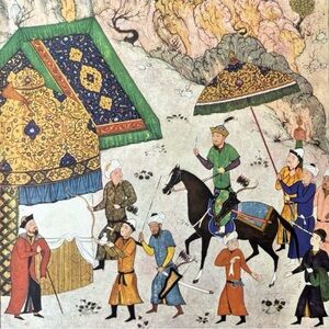 Original 1950’s Vintage Fine Art Print Antique Persia Persian Collectible Poster